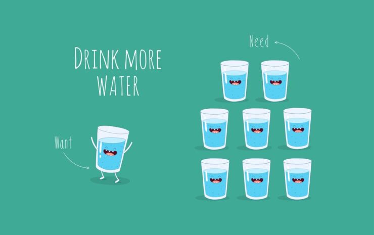 Start drinking more water