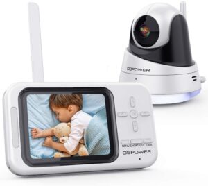baby monitor with split screen and dual audio
