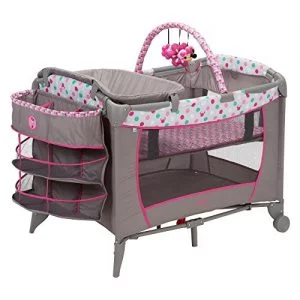 Disney Baby Sweet Wonder Play Yard with 3 Tiers of Storage