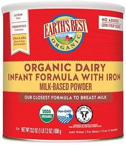 Earth’s Best Organic Infant Powder Formula with Iron