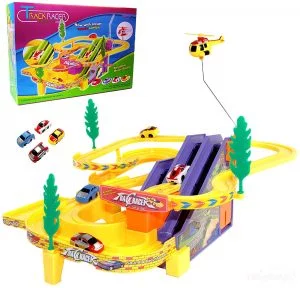 Haktoys Authentic Track Racer Playset