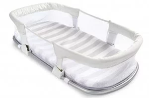 MiClassic 2in1 Stationary & Rock Bassinet One-Second Fold Travel Crib