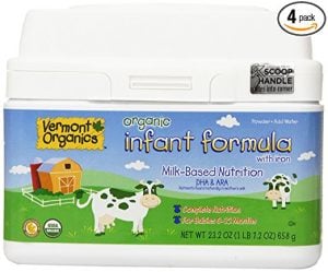 Vermont Organics Milk-Based Organic Infant Formula with Iron