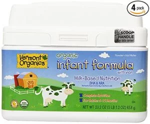 Vermont Organics Milk-Based Organic Infant Formula with Iron