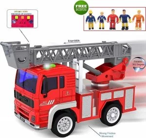 FUNERICA Toy Firetruck with Lights and Sounds