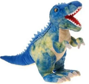 Fiesta Toys Blue T-Rex Plush Stuffed Animal