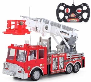 Liberty Imports 13” R/C Rescue Fire Engine Truck