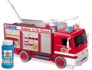 Minmi Blowing Bubble Fire Engine Rescue Truck