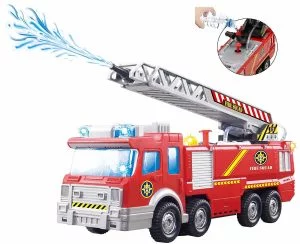 Top Race Fire Engine Truck with Water Pump Spray