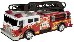 Toy State 14” Rush And Rescue Police And Fire-Hook and Ladder Truck