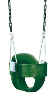 Bucket Toddler Swing with Chains