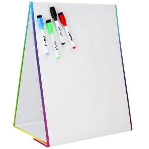 Daskid Tabletop Magnetic Easel with Whiteboard