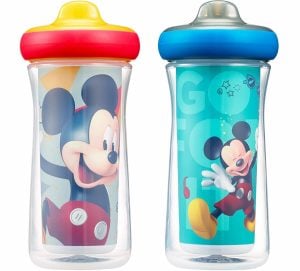 Disney Mickey Mouse Insulated Hard Spout Sippy Cups