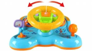 Hellofishly Steering Wheel Toy,Children's Sounding Toy Cars Simulated Driving Steering Wheel