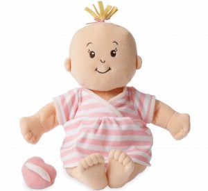 Manhattan Toy Baby Stella Peach Soft First Baby Doll for Ages 1 Year and Up, 15″