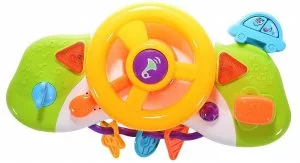 Steering Wheel Toys for Kids with Music and Light