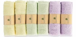 THE BAMBOO ORGANICS Hypoallergenic Ultra Soft and gentle Washcloths