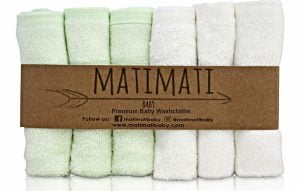 THE MATIMATI BABY Bamboo Baby Washcloth