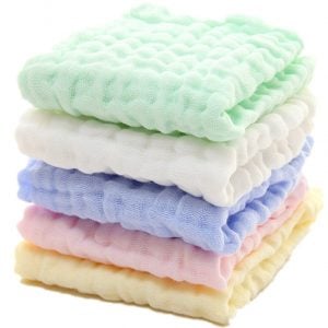 THE MUSLIN Ultimate Natural Muslin Baby Washcloth