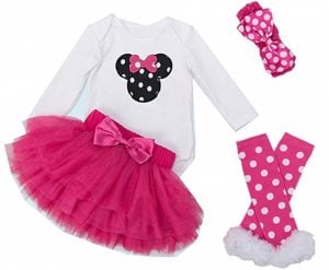 WINMI Baby Girls’ 1st Birthday Tutu Outfit Newborn Party Dress