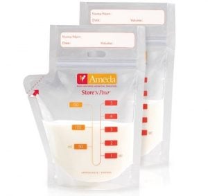 Ameda Store N’ Pour Breast Milk Storage Bags