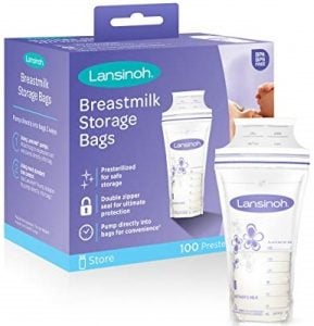 Lansinoh Durable Latex Breast Milk Storage Bags