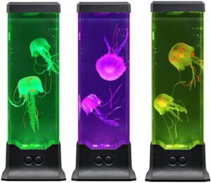 Electric Jellyfish Tank Table Lamp with Color Changing Light Gift