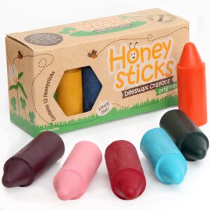 Honeysticks Pure Beeswax Crayons Natural
