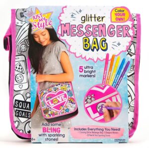 Just My Style Glitter Messenger Bag