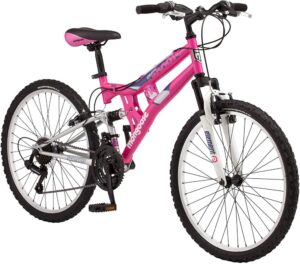 Mongoose Exlipse Full Dual-Suspension Mountain Bike for Kids