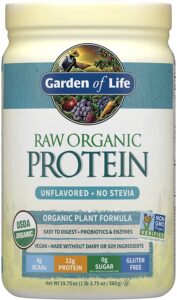 Garden of Life Raw Organic Protein Unflavored Powder