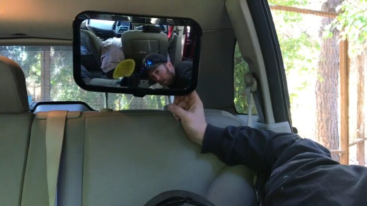 Baby Mirror Install on Car Headrest