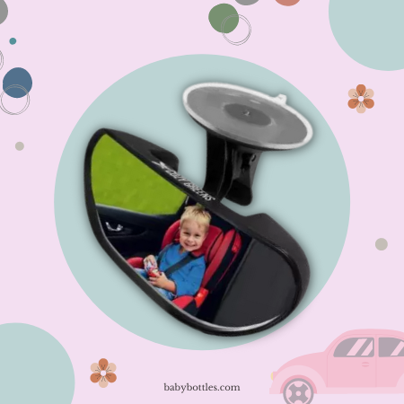 Rearview Baby Car Mirror Windshield Shatterproof Safety Backseat Infant Front Facing